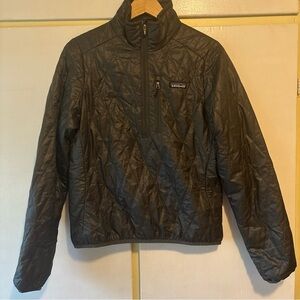 Patagonia nano puffer quarter zip jacket women’s small
